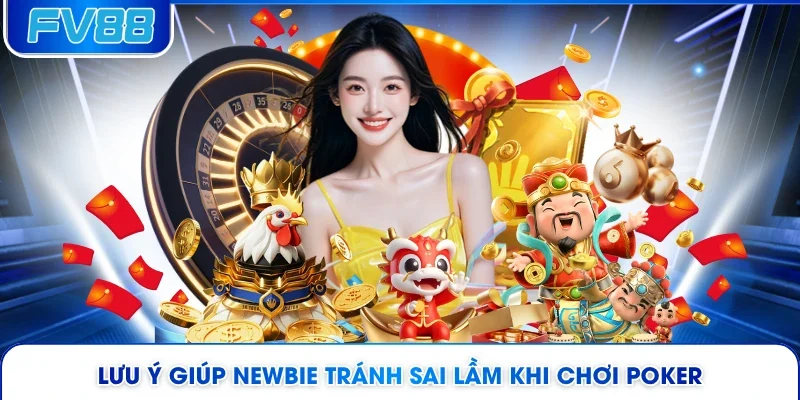 Lưu ý giúp newbie tránh sai lầm khi chơi Poker 